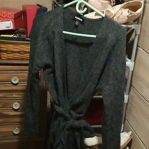 super soft wrap tie cardigan